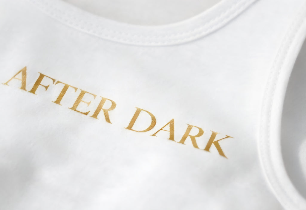 AFTER DARK Cotton crop top - FESTIVAL EDITION